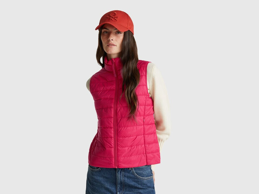 slim fit polstret vest