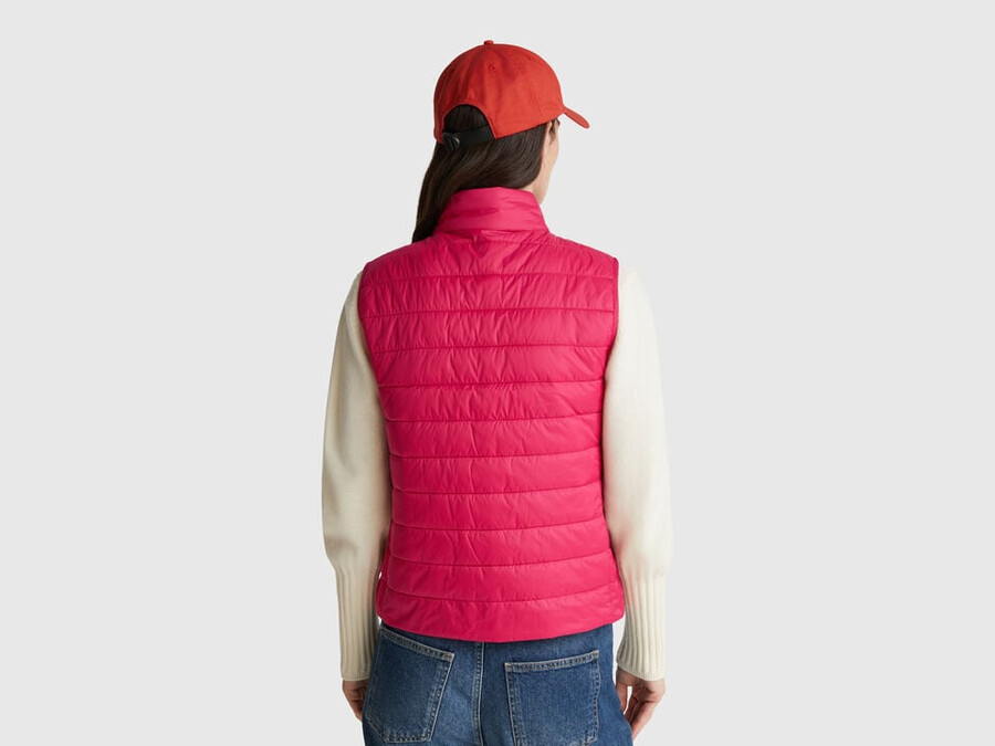 slim fit polstret vest