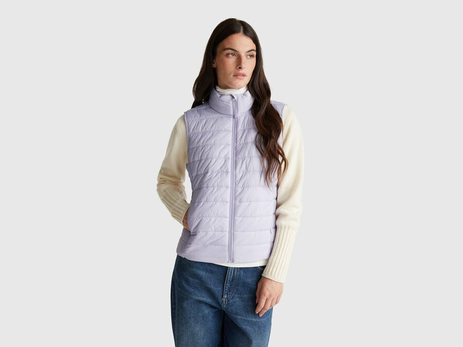 slim fit polstret vest