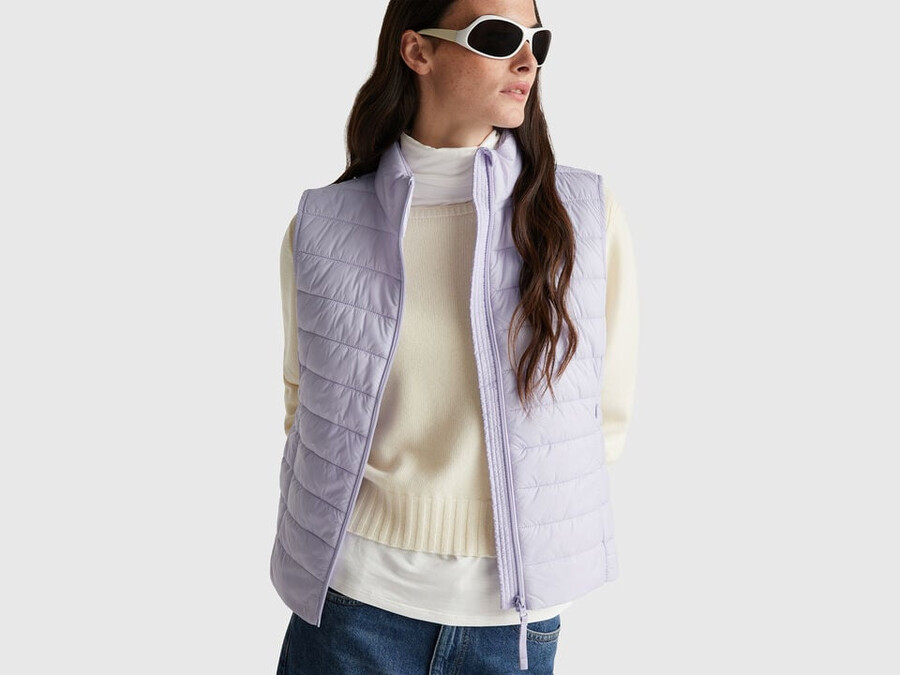slim fit polstret vest