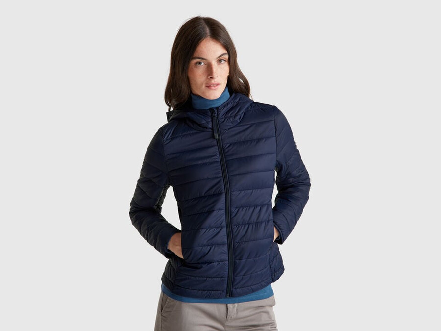 slim fit polstret jakke