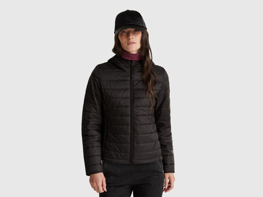 slim fit polstret jakke
