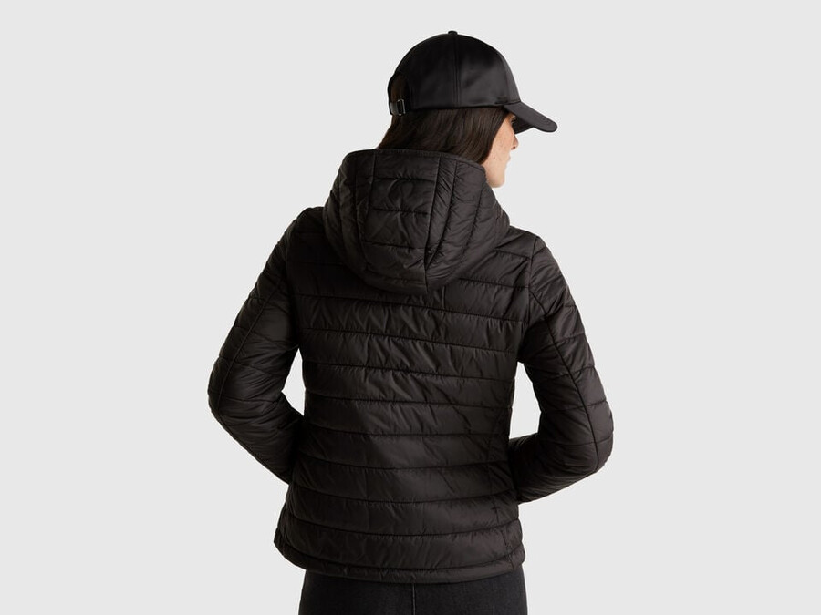 slim fit polstret jakke