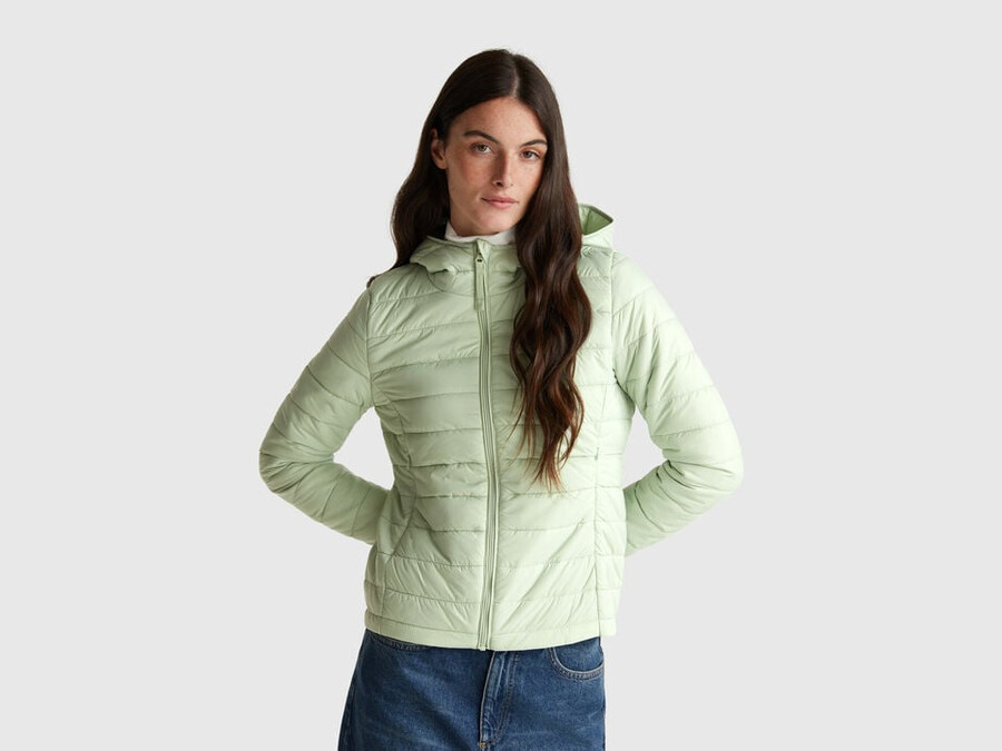 slim fit polstret jakke