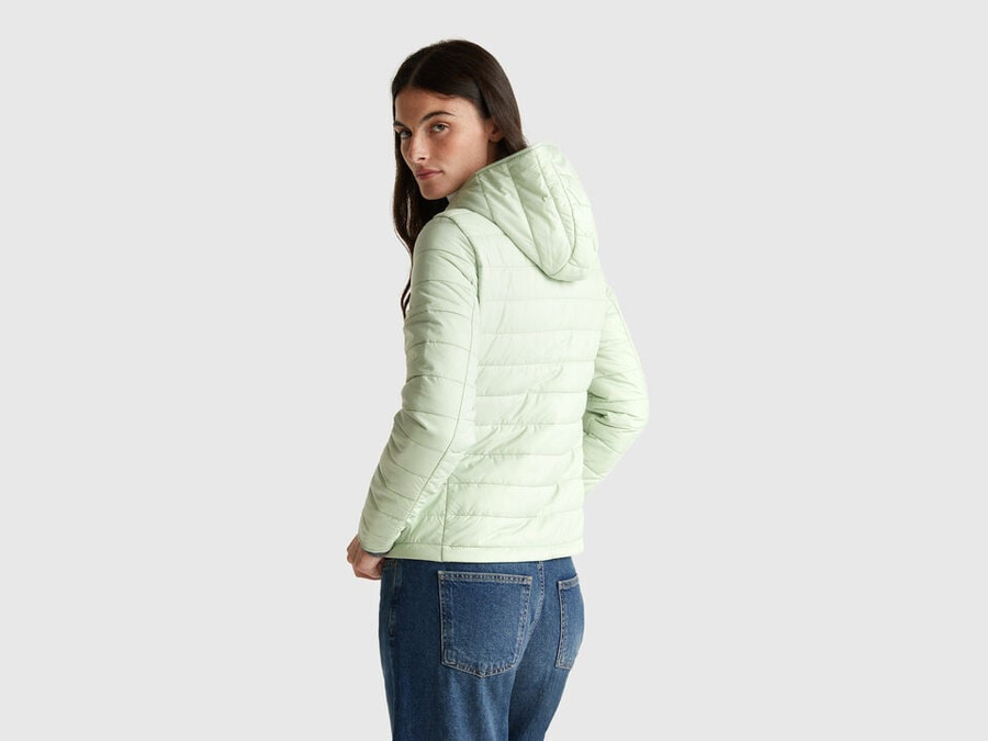 slim fit polstret jakke