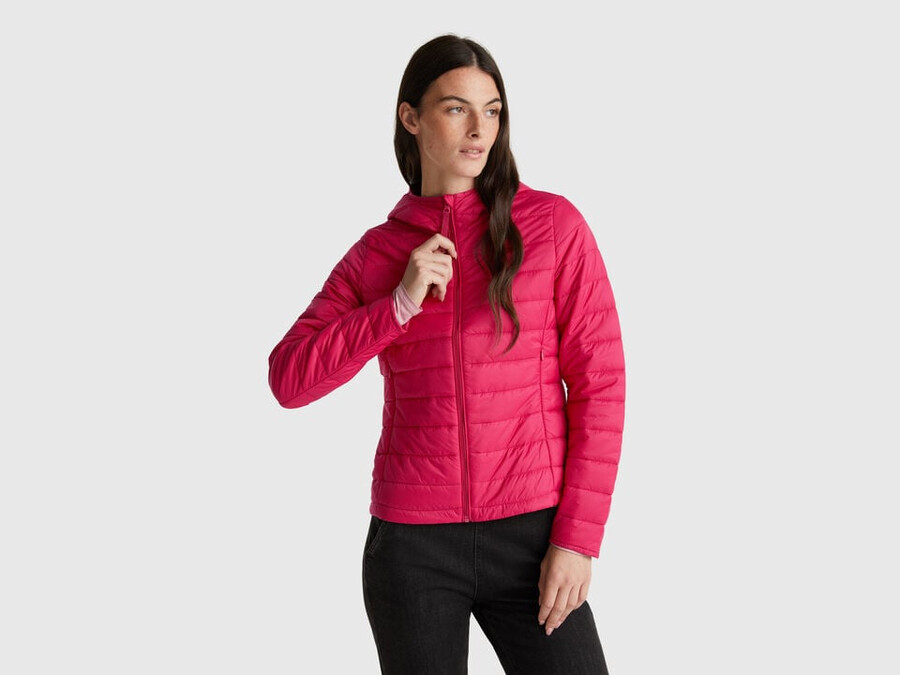 slim fit polstret jakke