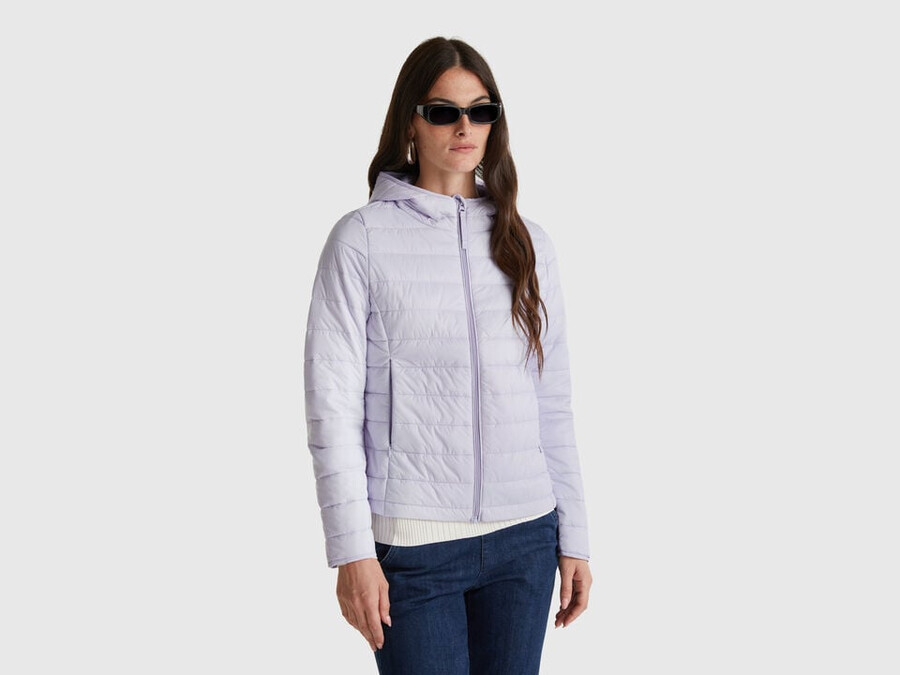 slim fit polstret jakke
