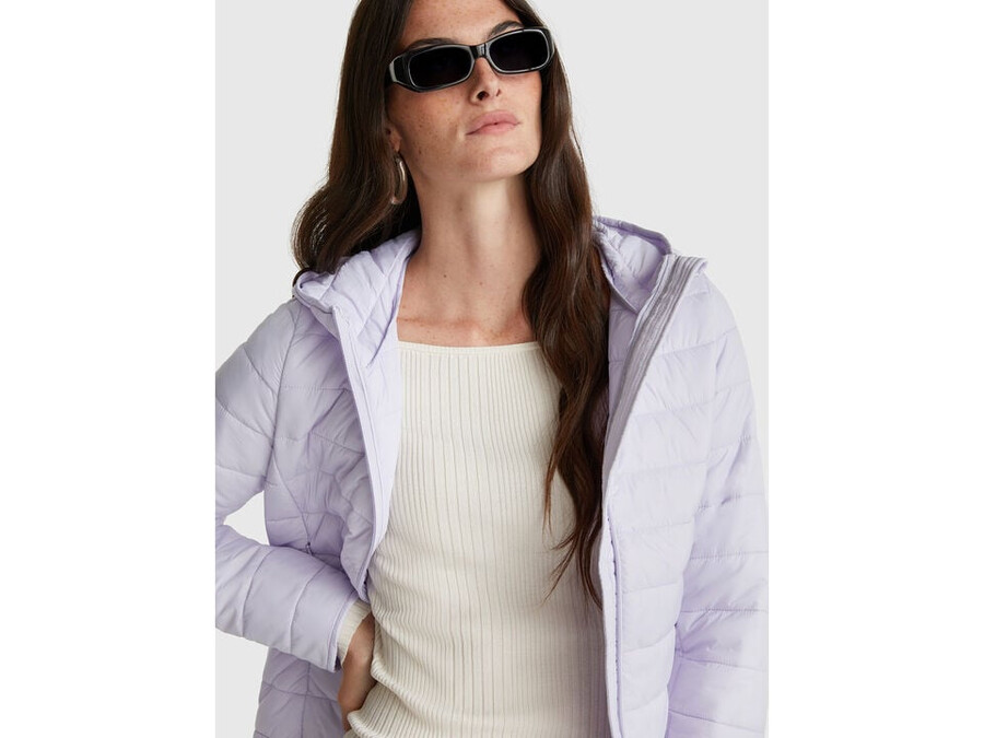 slim fit polstret jakke