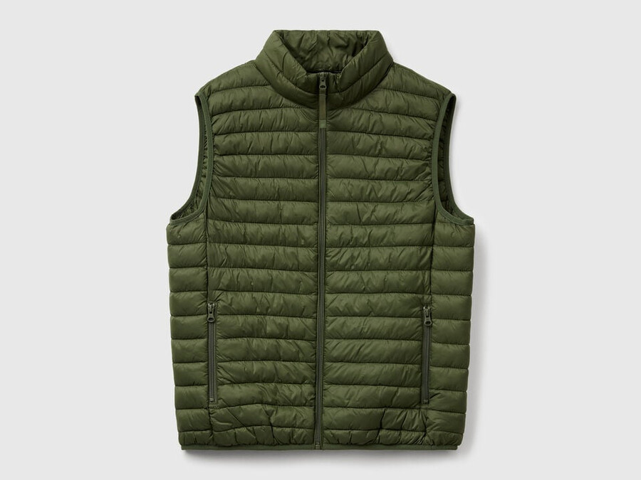 vatteret vest i almindelig pasform